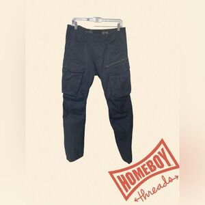 RAW. Men’s navy blue cargo pants
